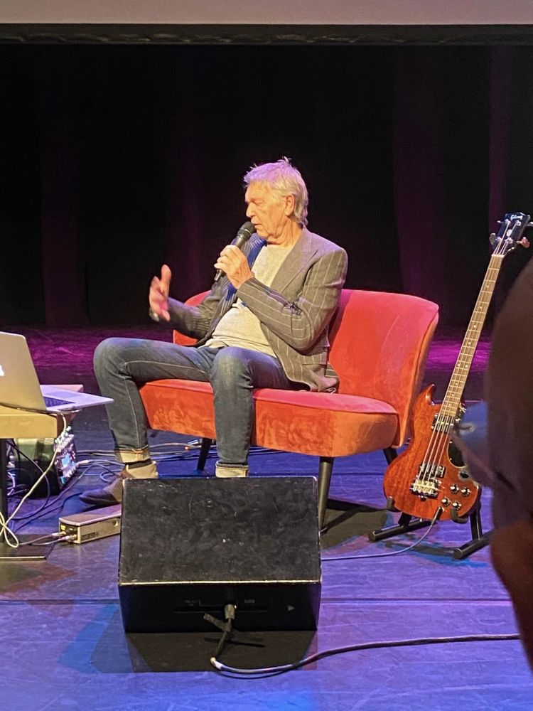 Rinus Gerritsen Moontan Iconic Albums 2023 Theatre Tour stage photo Hoorn by Conny Grooteman.